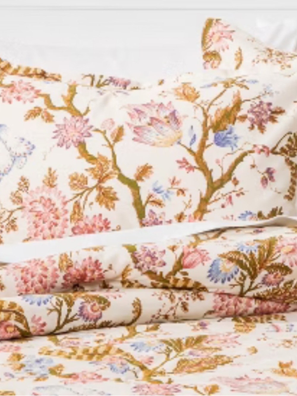 Jacobean Floral King Quilted Sham Target